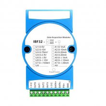 modbus转12路模拟量输出模块4-20MA/0-10V/0-5V称重仪表采集模块